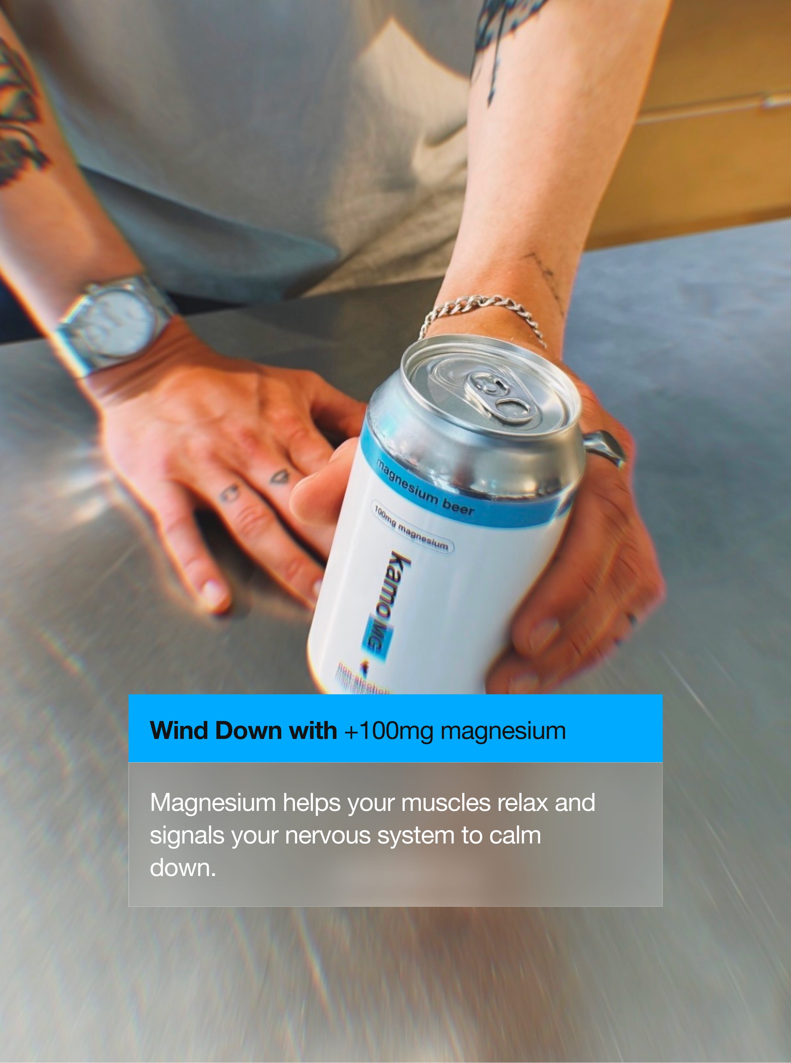 Magnesiumbier für Athleten