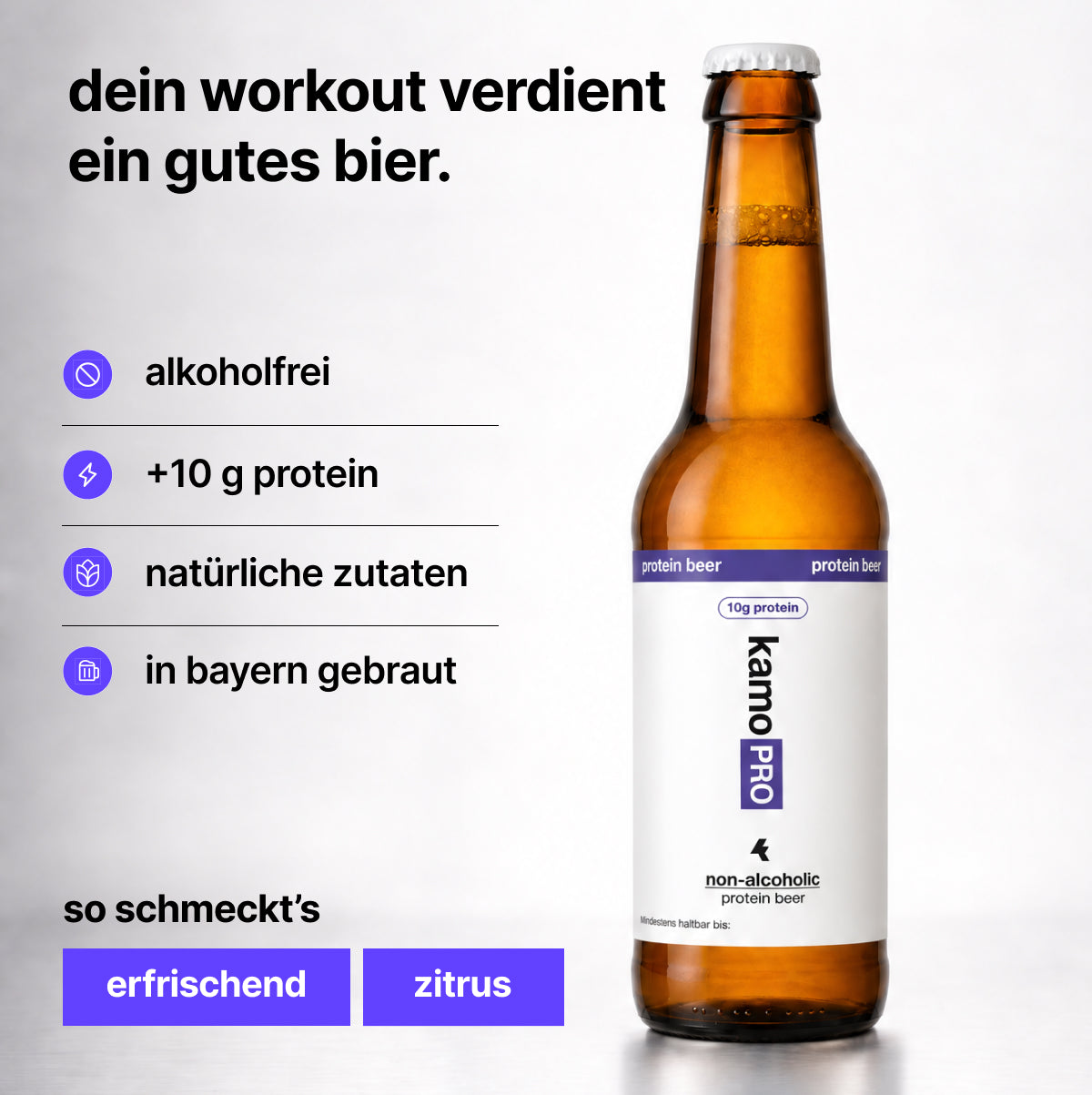 LAGER - protein beer.